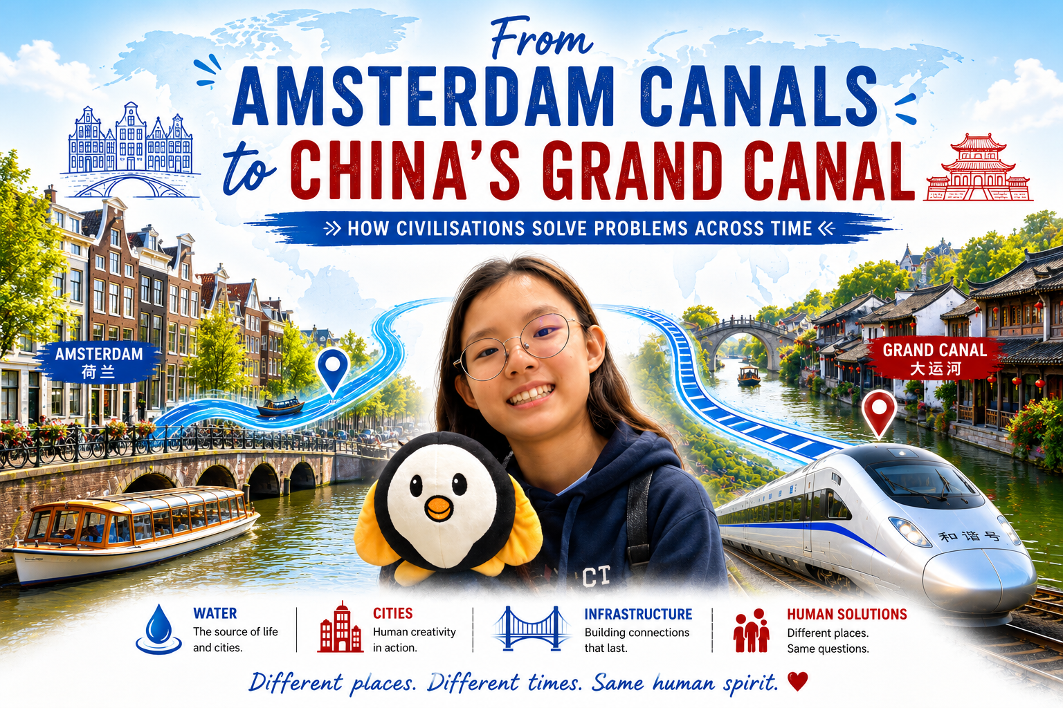 From Amsterdam Canals to China’s Grand Canal: How Civilisations Solve Problems