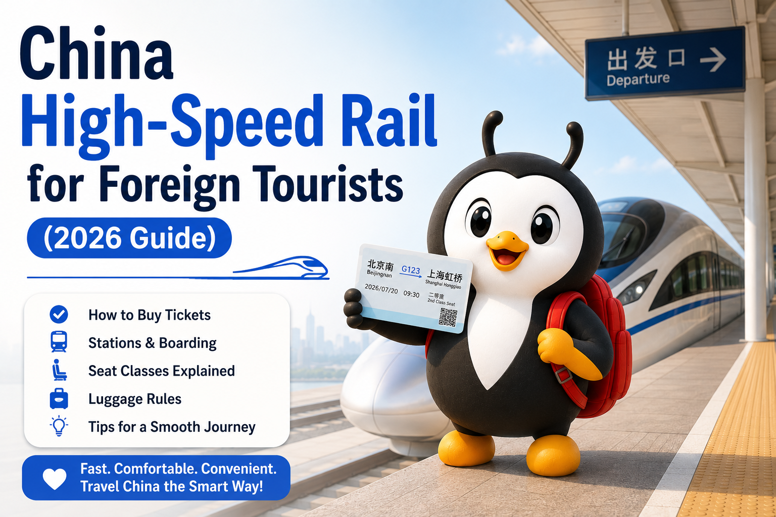 China High-Speed Rail for Foreign Tourists (2026 Guide)