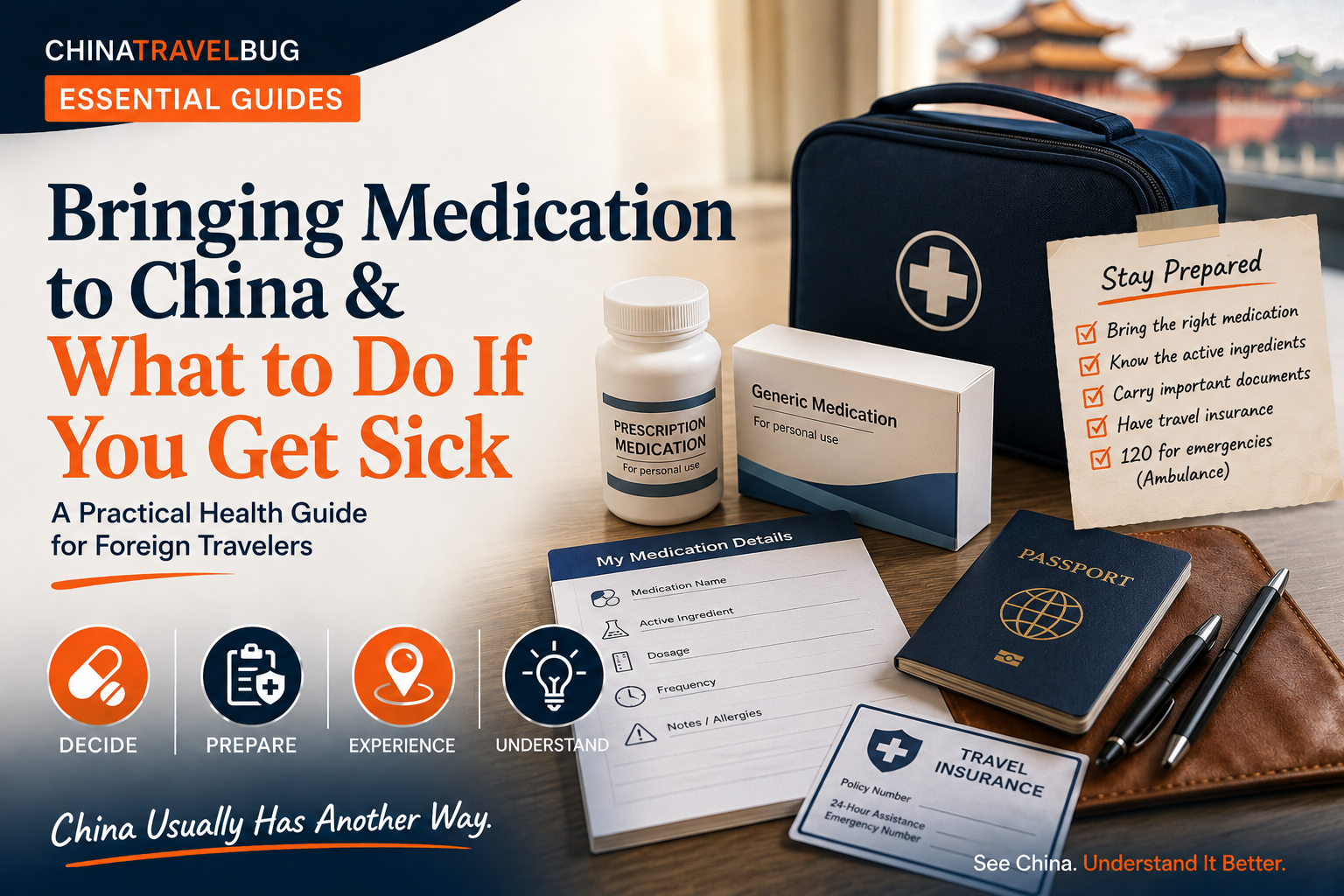 Bringing Medication to China & What to Do If You Get Sick