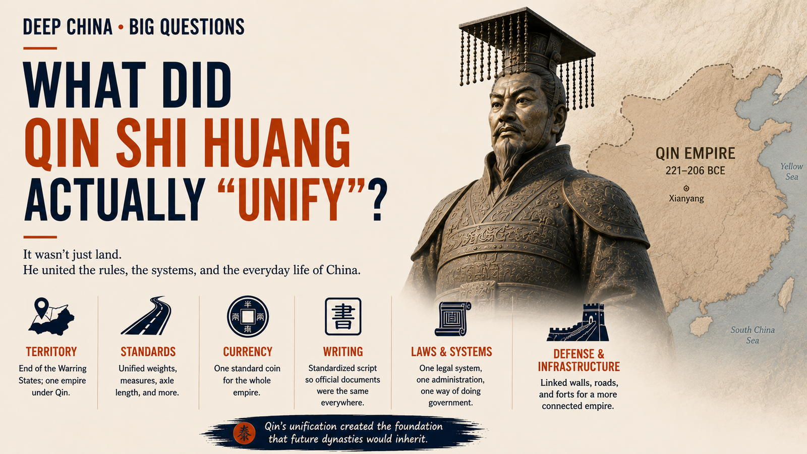 Michelin Course 6: What Did Qin Shi Huang Actually “Unify”? – DEEP China. BIG Questions Series