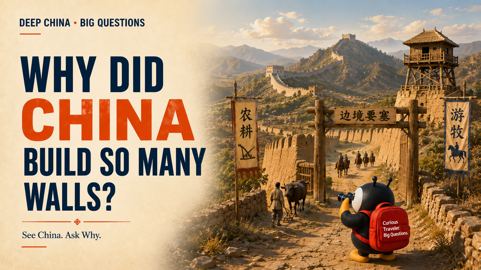 Michelin Course 1. Why Did China Build So Many Walls?                   – Deep China. BIG Questions Series