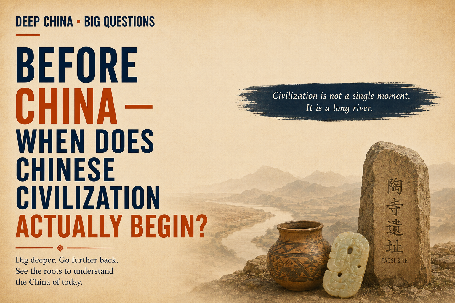 Michelin Course 8: Before China — When Does Chinese Civilization Actually Begin? – DEEP China. BIG Questions Series