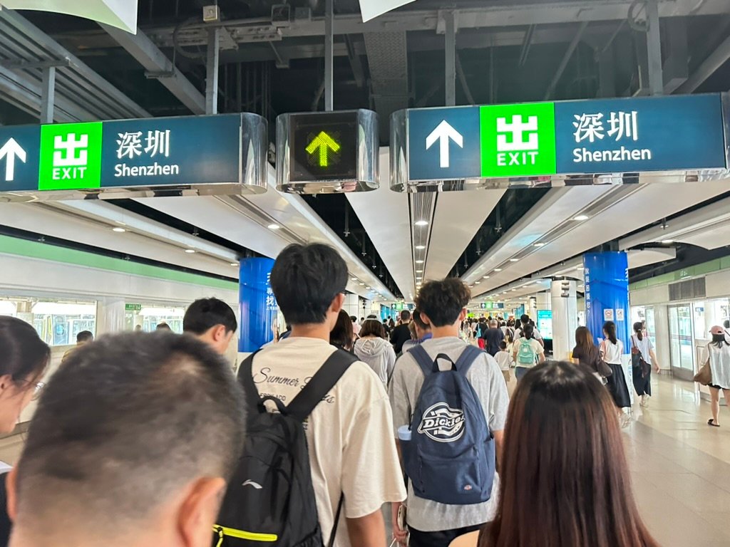 From Hong Kong to Shenzhen: Dad and Elaine Crossed Into Mainland China for the Day